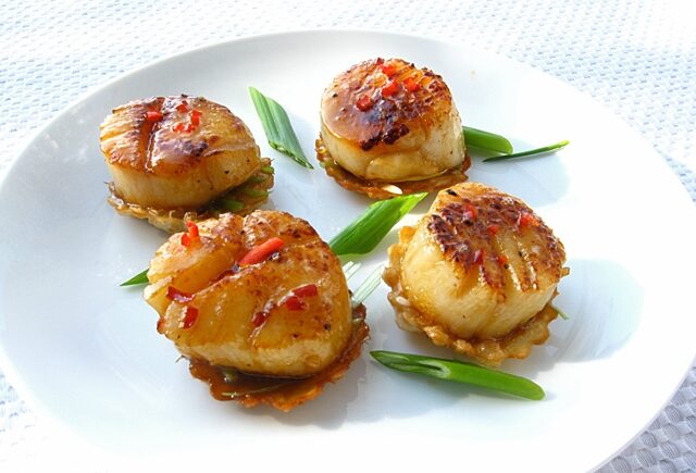 Scallops with Chili