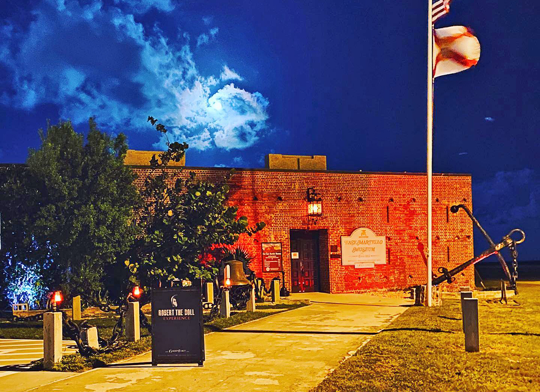 Fort East Martello at Night