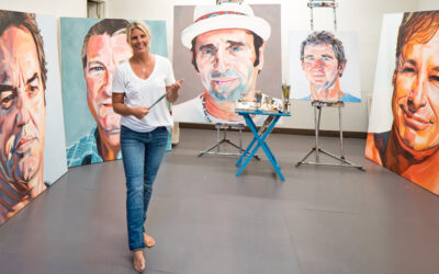 The Artist Behind Our Cover! Artist Letty Nowak’s Work Is Larger Than Life